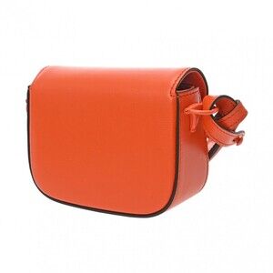Gucci Horsebit Shoulder Leather Bag Orange
